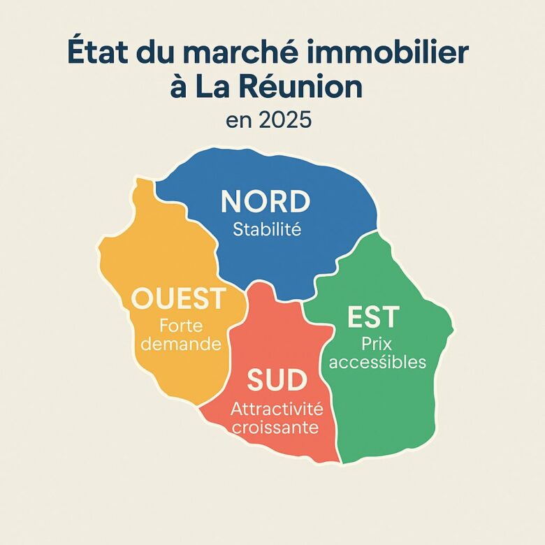 État du marché immobilier à La Réunion : zones les plus recherchées en 2025
